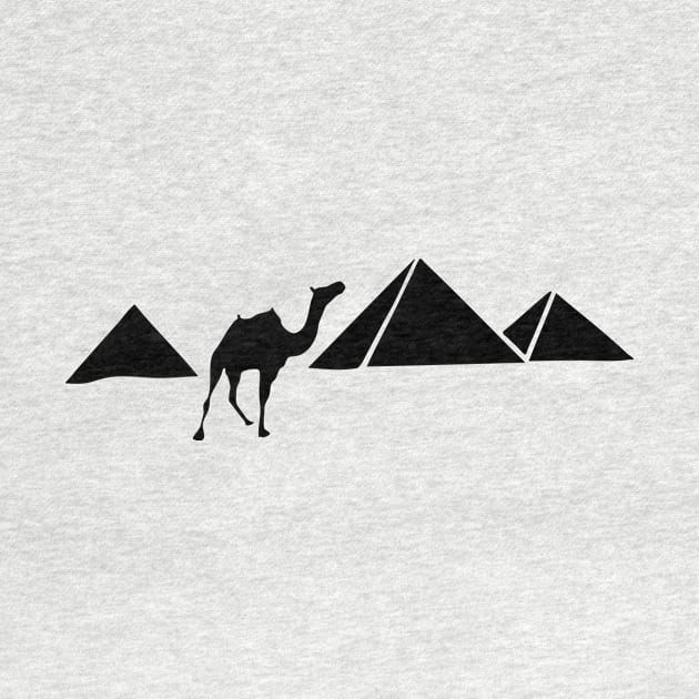 Pyramids of Giza, Egypt (Camel) Silhouette by AustralianMate